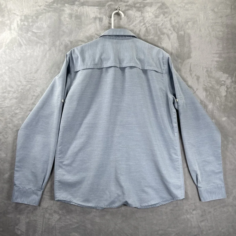 Mountain Hardwear Shirt Mens Large Button Up Vented Fishing Outdoor Roll Tabs